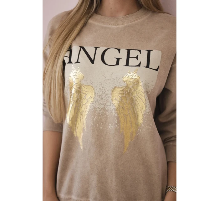 Bavlnený set Angel tepláky + ťavie nohavice