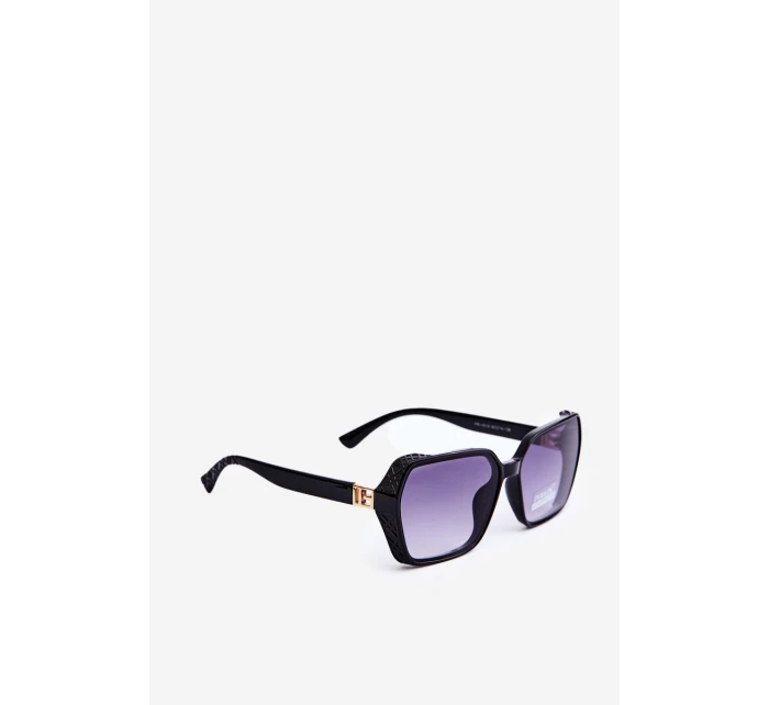 Damskie Cieniowane Okulary Przeciwsłoneczne UV400 Czarne