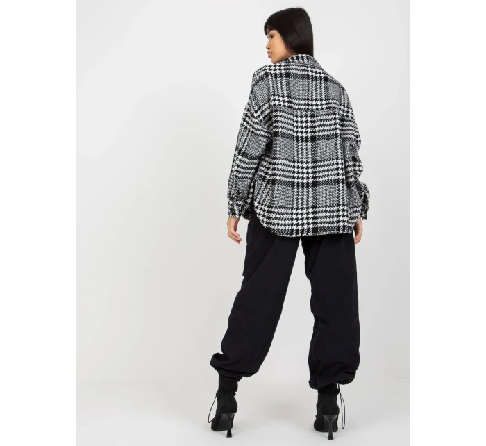 Košeľa DN KS 3964.45 čiernobielych