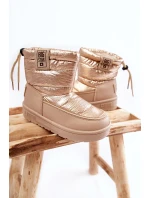 Dziecięce Śniegowce Big Star KK374221 Beżowo-Złote Dziecięce Śniegowce Big Star KK374221 Beżowo-Złote