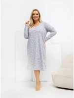 DU KN nočná košeľa FP 602.15 sivá