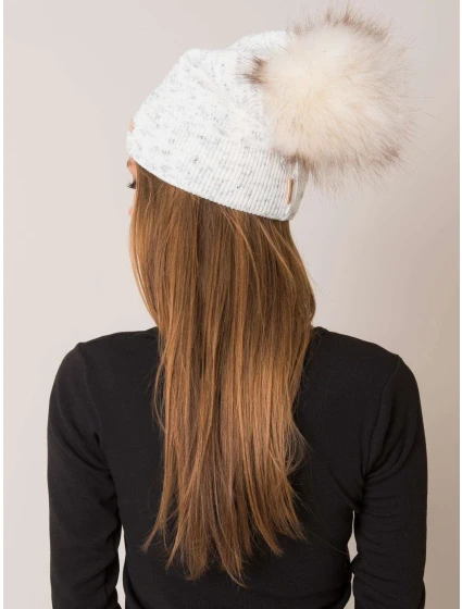Dámská čepice model 14839462 ecru - FPrice