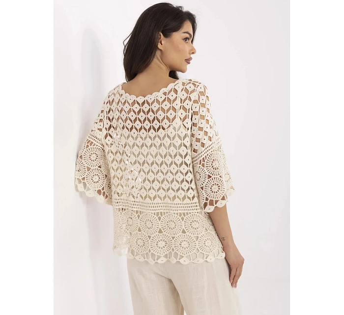 Bluzka MI BZ model 21129469 beżowy - FPrice Bluzka MI BZ model 21129469 beżowy - FPrice