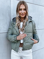 Dámska prešívaná bunda KHALEESI zelená FashionStreet TY3876