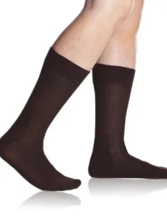 Bambusové klasické pánske ponožky BAMBUS COMFORT SOCKS - Bellinda - hnedá