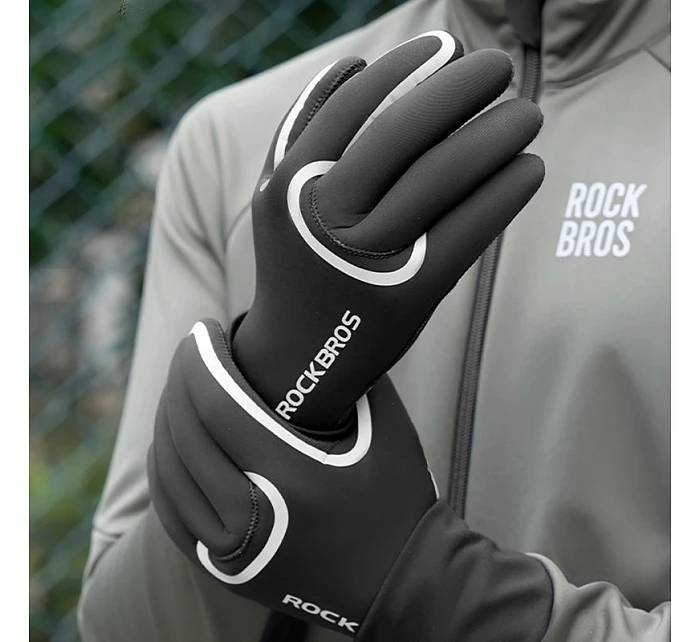 Cyklistické rukavice  velikost: S/M černé model 22083572 - Rockbros