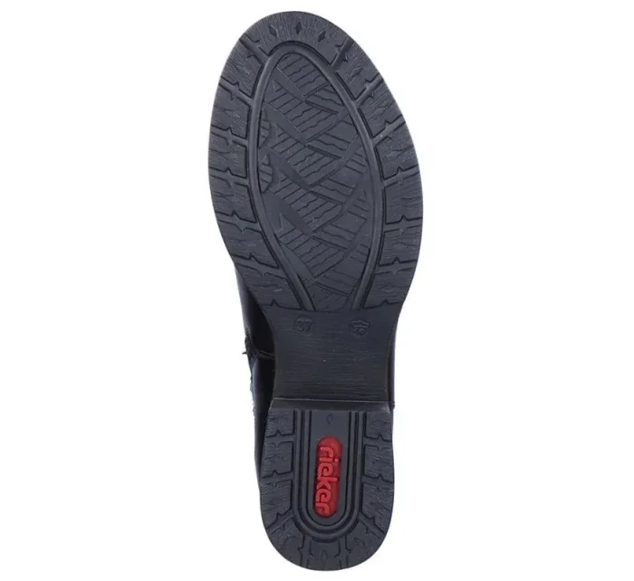 Kožené boty Rieker W model 21891294 černá - Inny