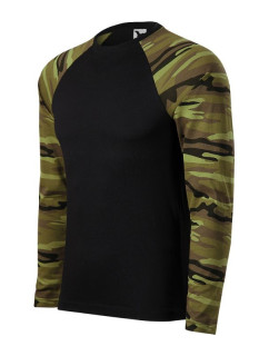 Tričko Malfini Camouflage LS M MLI-16634 camouflage green men