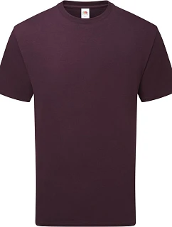Pure Cotton T Tričko z těžké bio bavlny model 22447655 dark plum - Fruit of the Loom