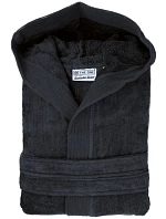 The One Towelling Velour Bathrobe Župan s kapucňou 48.1043 antracit The One Towelling Velour Bathrobe Župan s kapucňou 48.1043 antracit