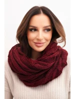 Dámský pletený vlněný měkký a teplý bordový model 21866346 - K-Fashion Dámský pletený vlněný měkký a teplý bordový model 21866346 - K-Fashion