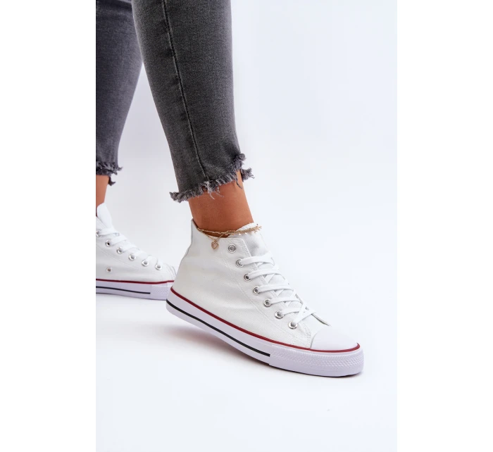 Trampki Damskie Białe Socerio Trampki Damskie Białe Socerio