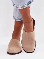 Dámské ploché béžové ekologické semišové Veronelle