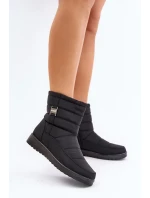 Ľahké dámske snežnice Mezitha Black so zipsom Ľahké dámske snežnice Mezitha Black so zipsom