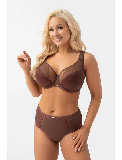 Kalhotky model 22373682 Luisse čokoládové S–3XL - Gorsenia Kalhotky model 22373682 Luisse čokoládové S–3XL - Gorsenia