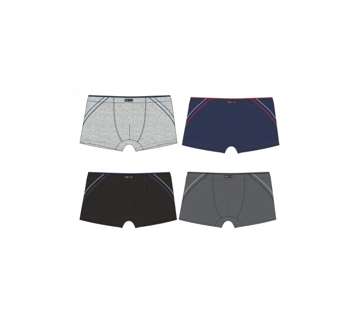 Hladké pánské boxerky model 18037558 - Redo