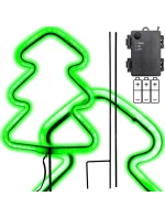 NEON GREEN CHOIN 87 LED BATÉRIA 16x91CM LUCA