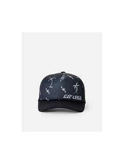 Detská čiapka s kšiltom RIP CURL Weekender Trucker – pre chlapcov, čierna