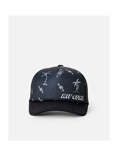 Detská čiapka s kšiltom RIP CURL Weekender Trucker – pre chlapcov, čierna