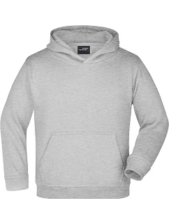 JN Dětská mikina s kapucí 02.0 grey heather model 22525537 - Daiber