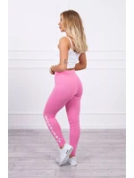 Brooklyn legíny nohavice svetlo ružové