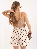 Szorty IT SN model 22150381 jasny beżowy - FPrice