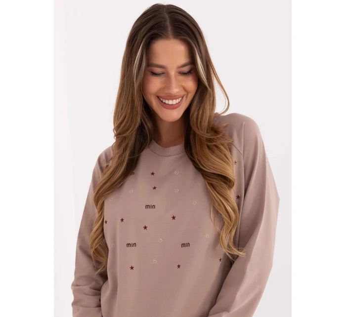 Bluzka RV BZ model 21406732 ciemny bezowy - FPrice