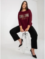 Halenka VI BZ model 17913898 tmavě fialová - FPrice Halenka VI BZ model 17913898 tmavě fialová - FPrice