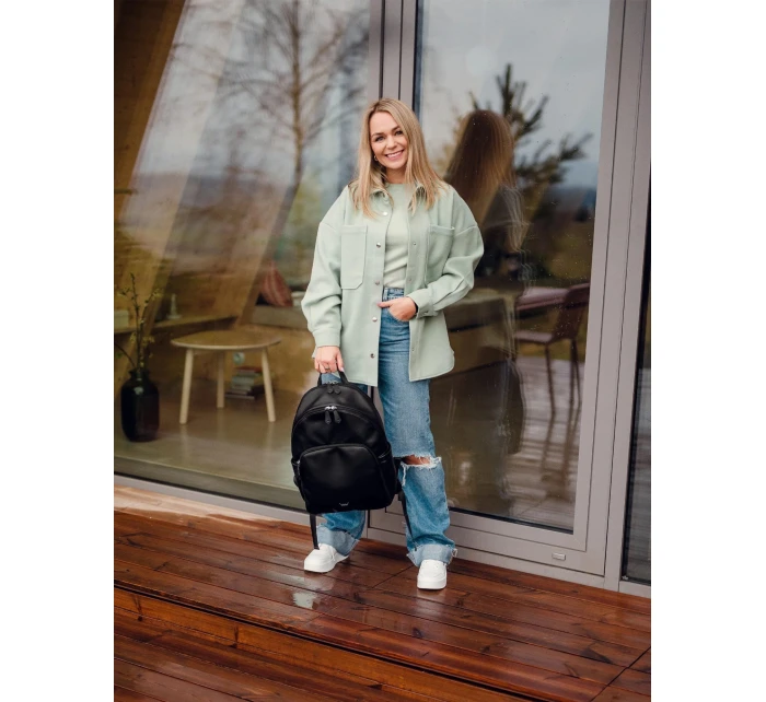 Módny batoh VUCH Elwin Black Módny batoh VUCH Elwin Black