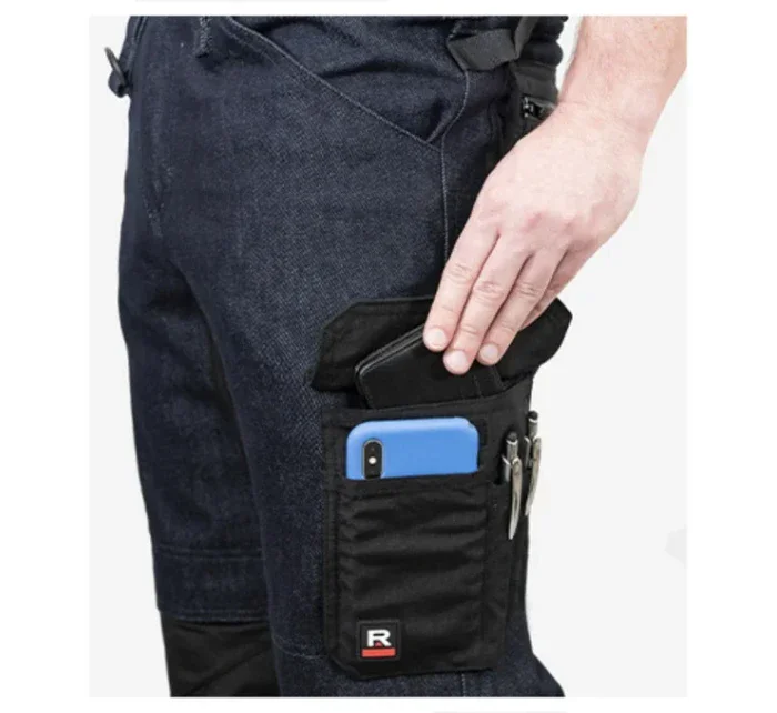 Vertex pánske pracovné džínsy tmavý denim