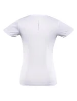 Dámské rychleschnoucí triko model 20253185 Bílá s potiskem - ALPINE PRO
