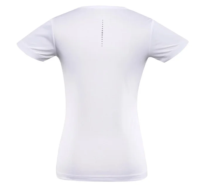 Dámské rychleschnoucí triko model 20253185 Bílá s potiskem - ALPINE PRO