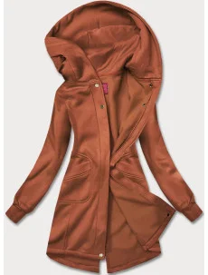 Dámska mikina v karamelovej farbe (AMG-11)