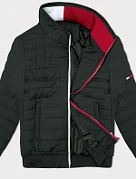 Pánska prešívaná bunda so stojačikom J.Style army (84M3025-136)
