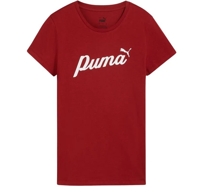 Puma ESS+Script dámske tričko červené 679315 13 Puma ESS+Script dámske tričko červené 679315 13