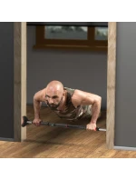 Posilňovacia tyč HMS DD401 s rovnou šírkou 98-133 cm