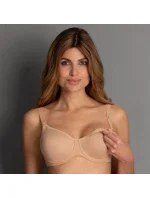 Basic podprsenka na kojení s kosticí model 10621203 deep sand - Anita Maternity