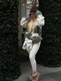 Niskie Śniegowce Na Platformie Z Futerkiem D.Franklin DFSH370011 Brązowe