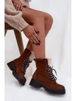 Dámské trekové boty z eko kůže Camel Bellora