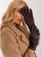 Rękawiczki AT RK 239801.11 ciemny brązowy