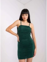 Šaty DHJ SK 13925.11P tmavo zelená