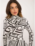 Šaty LK SK 509771 1.09 biela a čierna