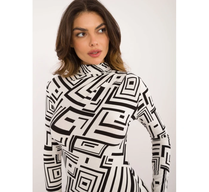 Šaty LK SK 509771 1.09 biela a čierna