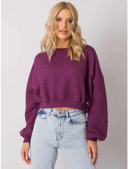 Mikina RV BL 7450.64 tmavo fialová