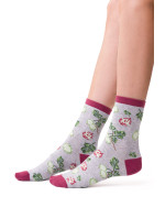 Ponožky model 17697952 Melange Light Grey - Steven