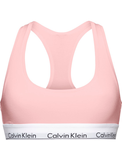 Dámska podprsenka Bralette Modern Cotton 0000F3785E2NT svetlo ružová - Calvin Klein