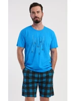 Pánske pyžamové šortky Tetris