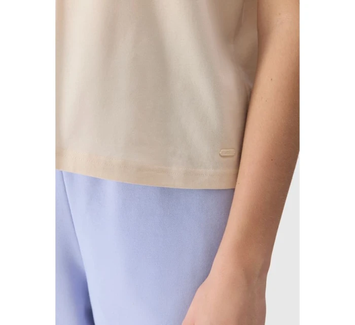 Dámske hladké tričko z organickej bavlny 4F