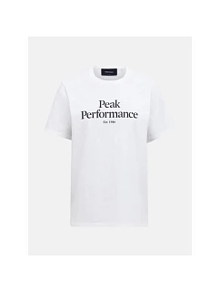 Pánské tričko PEAK PERFORMANCE M Original Tee, bílá barva