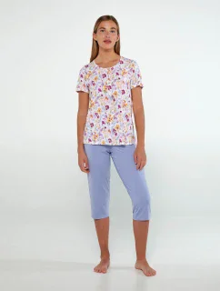 Pyžamo s knoflíkovou légou model 19696561 - Vamp